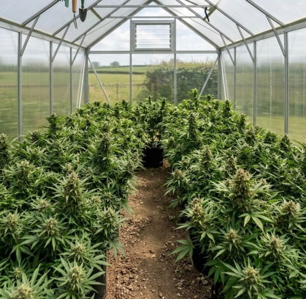 Автоцветущая марихуана в парнике
